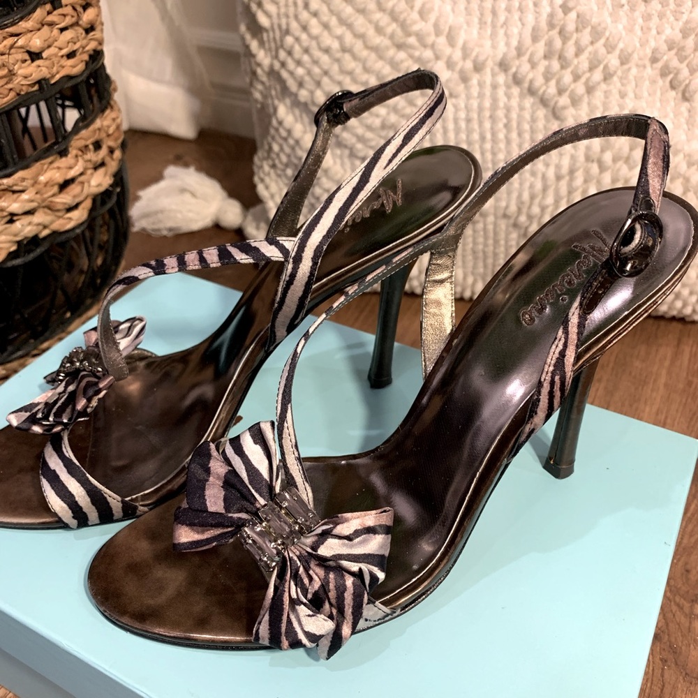Marciano satin strappy sandal